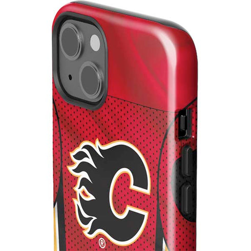 NHL Calgary Flames Home Jersey iPhone 15 Plus Impact Case
