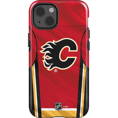 NHL Calgary Flames Home Jersey iPhone 15 Impact Case