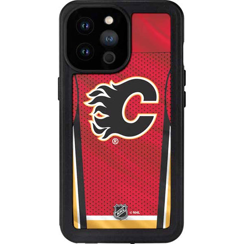 NHL Calgary Flames Home Jersey iPhone 14 Pro Max Waterproof Case