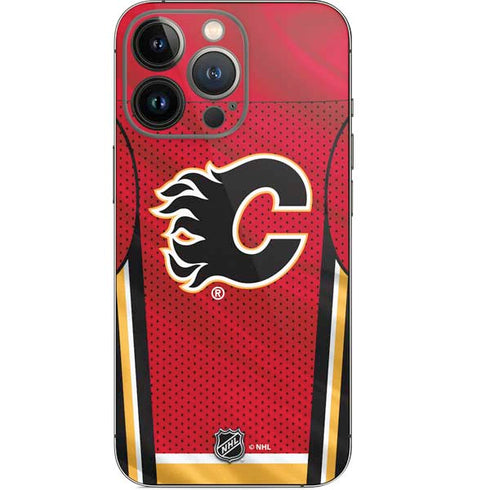 NHL Calgary Flames Home Jersey iPhone 14 Pro Skin
