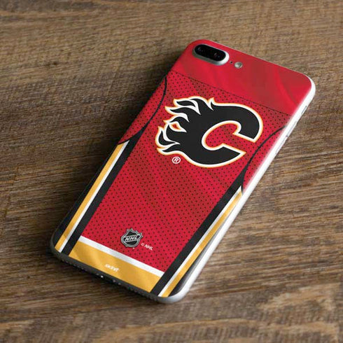 NHL Calgary Flames Home Jersey iPhone 8 Plus Skin