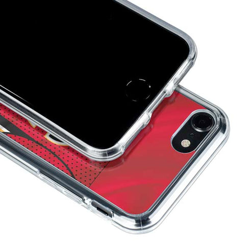 NHL Calgary Flames Home Jersey iPhone SE (2nd & 3rd Gen) Clear Case