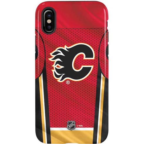 NHL Calgary Flames Home Jersey iPhone XS Pro Case