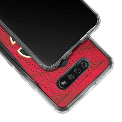 NHL Calgary Flames Home Jersey LG K51/Q51 Clear Case