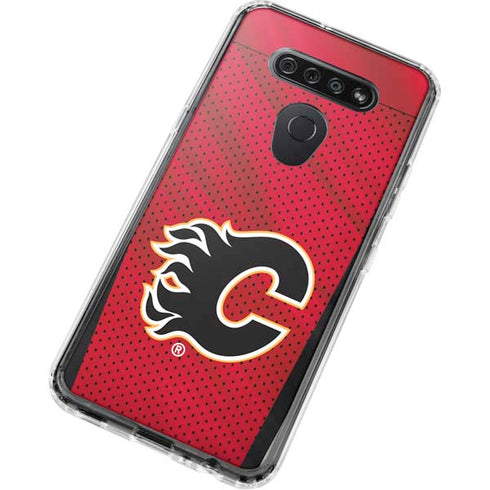 NHL Calgary Flames Home Jersey LG K51/Q51 Clear Case
