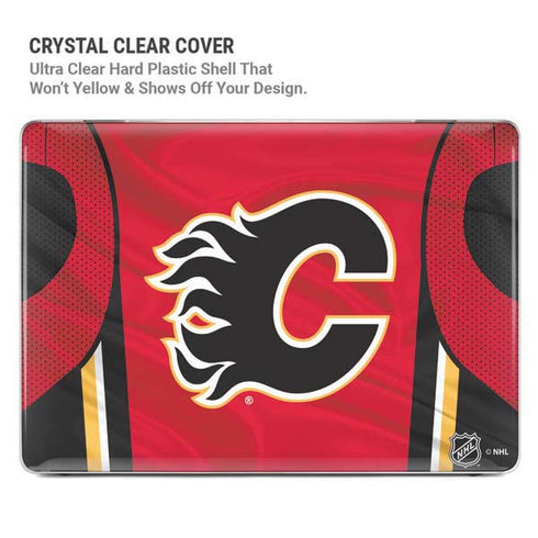 NHL Calgary Flames Home Jersey MacBook Pro 16in (2021-25) Case plus Skin