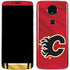 NHL Calgary Flames Home Jersey Moto E5 Plus Skin
