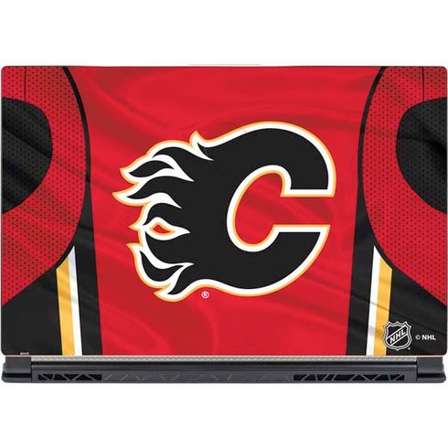 NHL Calgary Flames Home Jersey MSI GS65 Stealth Laptop Skin