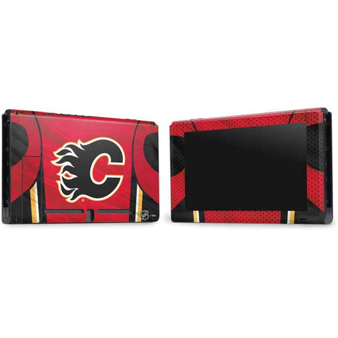 NHL Calgary Flames Home Jersey Nintendo Switch Bundle Skin