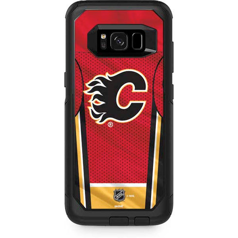 NHL Calgary Flames Home Jersey Otterbox Commuter Galaxy Skin