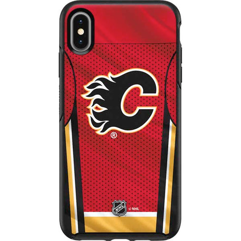 NHL Calgary Flames Home Jersey Otterbox Symmetry iPhone Skin