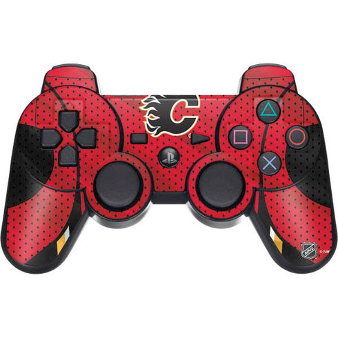 NHL Calgary Flames Home Jersey PS3 Dual Shock wireless controller Skin