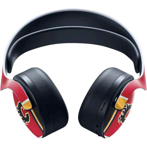 NHL Calgary Flames Home Jersey PULSE 3D Wireless Headset for PS5 Skin