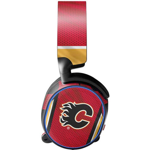 NHL Calgary Flames Home Jersey SteelSeries Arctis 5 Skin