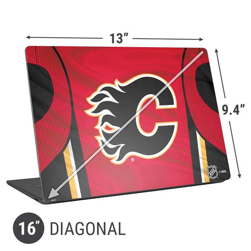 NHL Calgary Flames Home Jersey Universal Laptop 16in (13 x 9.4in) Skin