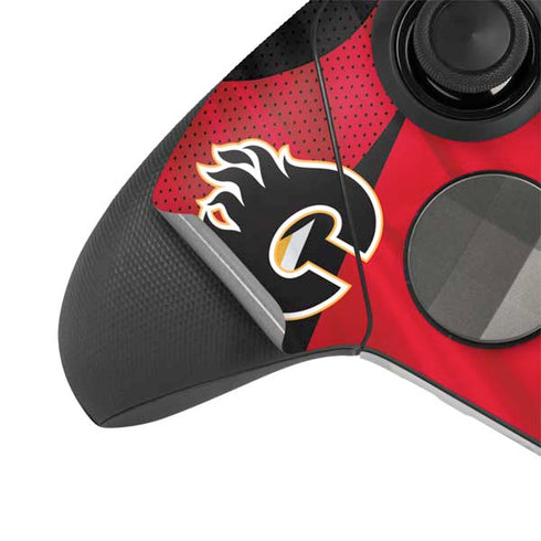 NHL Calgary Flames Home Jersey Xbox Elite Wireless Controller Series 2 Skin