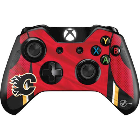 NHL Calgary Flames Home Jersey Xbox One Controller Skin