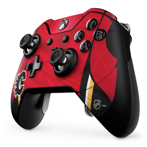 NHL Calgary Flames Home Jersey Xbox One Elite Controller Skin