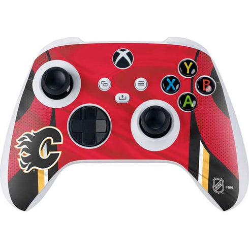 NHL Calgary Flames Home Jersey Xbox Series S Controller Skin