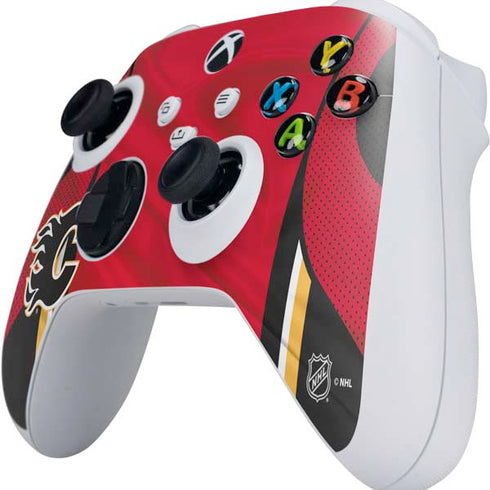 NHL Calgary Flames Home Jersey Xbox Series S Controller Skin