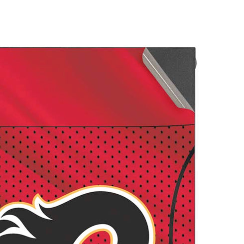NHL Calgary Flames Home Jersey Xbox Series X Console Skin