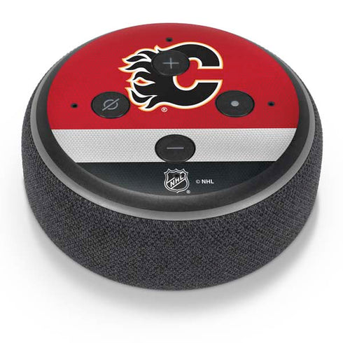 NHL Calgary Flames Jersey Amazon Echo Dot Skin