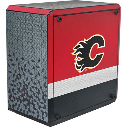 NHL Calgary Flames Jersey Cooler Master MasterBox Q300L Mini Tower Skin