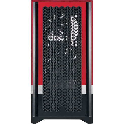 NHL Calgary Flames Jersey Corsair 4000D Tempered Glass Mid-Tower ATX Case Skin
