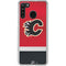NHL Calgary Flames Jersey Galaxy A21 Clear Case