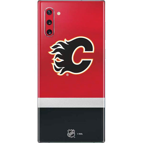 NHL Calgary Flames Jersey Galaxy Note 10 Skin