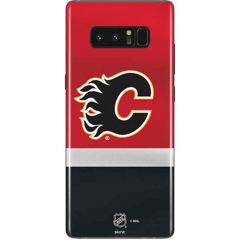 NHL Calgary Flames Jersey Galaxy Note 8 Skin