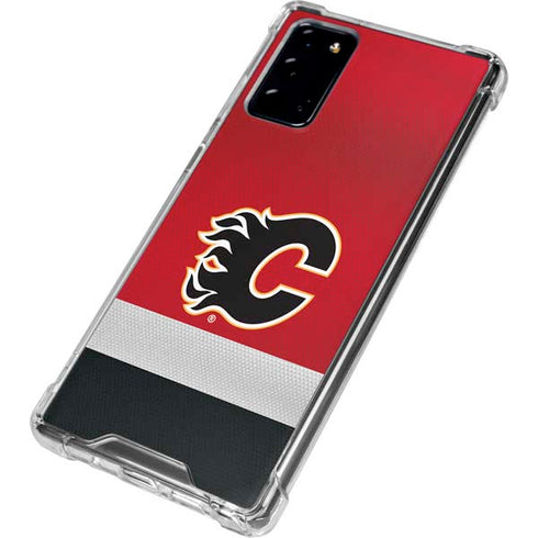 NHL Calgary Flames Jersey Galaxy Note20 5G Clear Case