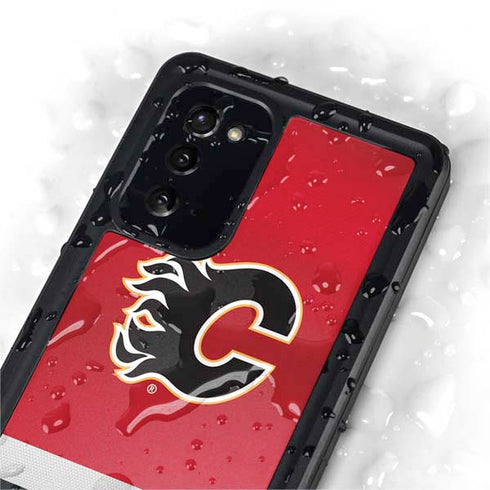 NHL Calgary Flames Jersey Galaxy Note20 5G Waterproof Case