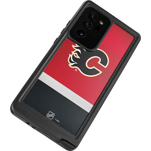 NHL Calgary Flames Jersey Galaxy Note20 Ultra 5G Waterproof Case