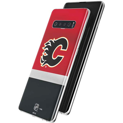 NHL Calgary Flames Jersey Galaxy S10 Plus Skin