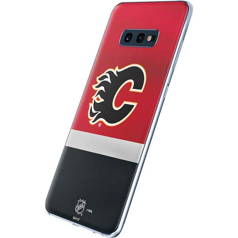 NHL Calgary Flames Jersey Galaxy S10e Skin