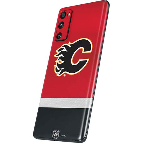 NHL Calgary Flames Jersey Galaxy S20 Fan Edition Skin
