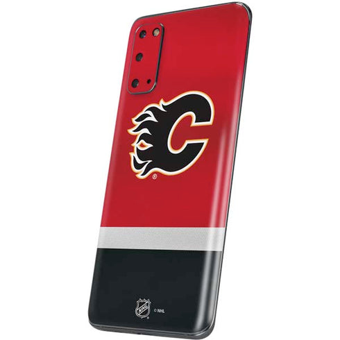 NHL Calgary Flames Jersey Galaxy S20 Skin