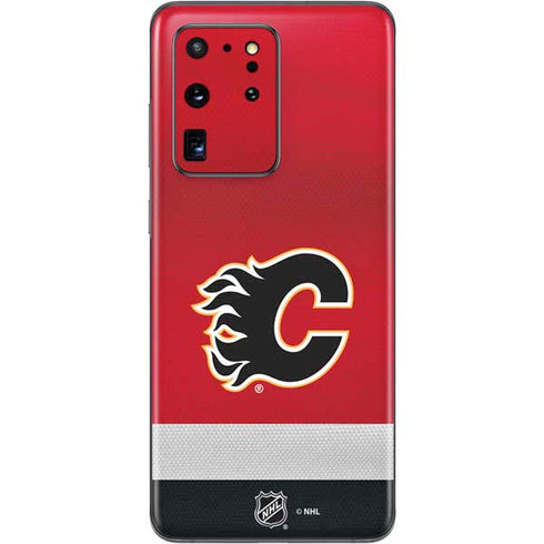 NHL Calgary Flames Jersey Galaxy S20 Ultra 5G Skin