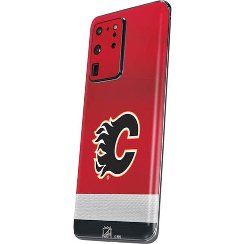 NHL Calgary Flames Jersey Galaxy S20 Ultra 5G Skin