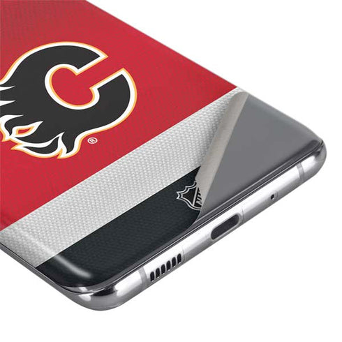 NHL Calgary Flames Jersey Galaxy S20 Ultra 5G Skin