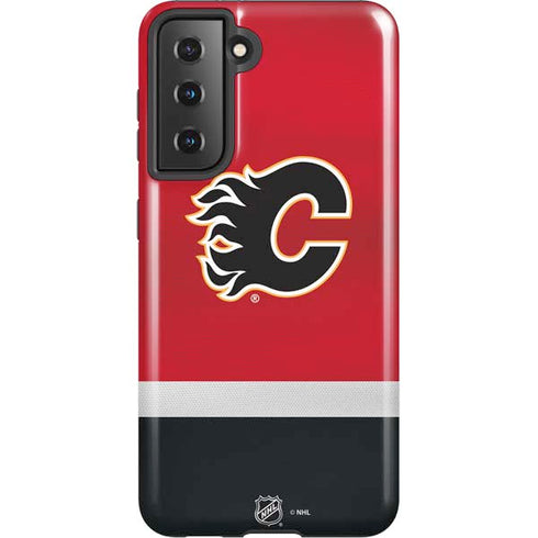 NHL Calgary Flames Jersey Galaxy S21 5G Pro Case