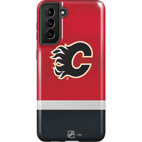NHL Calgary Flames Jersey Galaxy S21 Plus 5G Pro Case