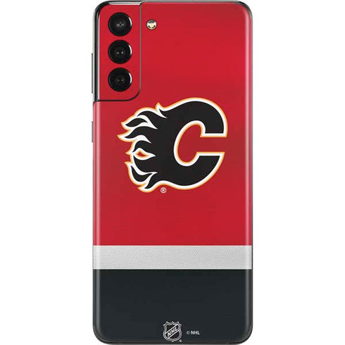 NHL Calgary Flames Jersey Galaxy S21 Plus 5G Skin