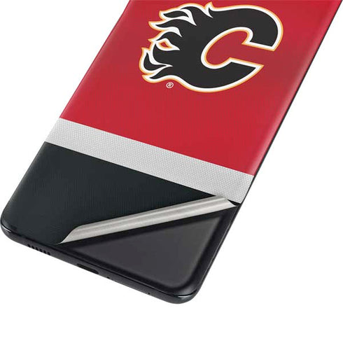 NHL Calgary Flames Jersey Galaxy S21 Plus 5G Skin