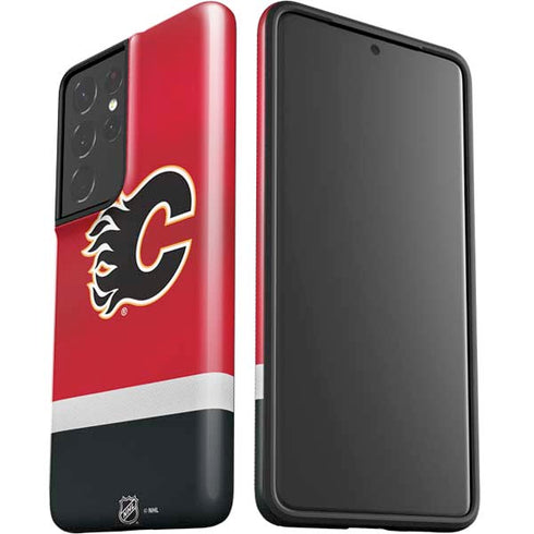 NHL Calgary Flames Jersey Galaxy S21 Ultra 5G Pro Case