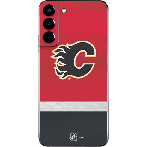 NHL Calgary Flames Jersey Galaxy S22 Plus Skin