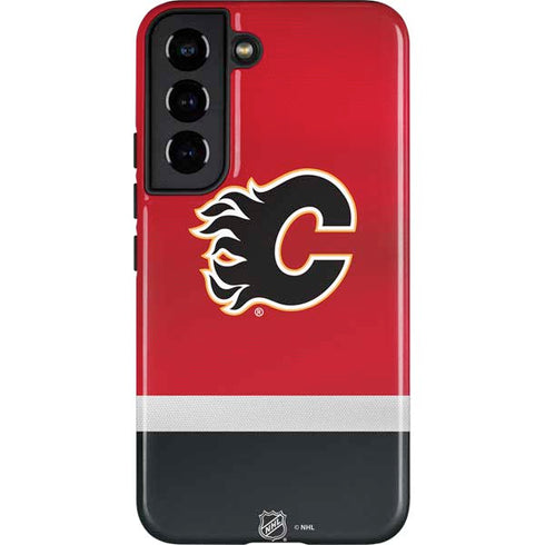 NHL Calgary Flames Jersey Galaxy S22 Pro Case