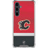 NHL Calgary Flames Jersey Galaxy S23 FE Clear Case
