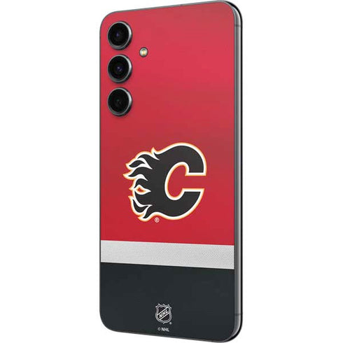 NHL Calgary Flames Jersey Galaxy S23 FE Skin
